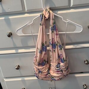Zara Floral Halter Top